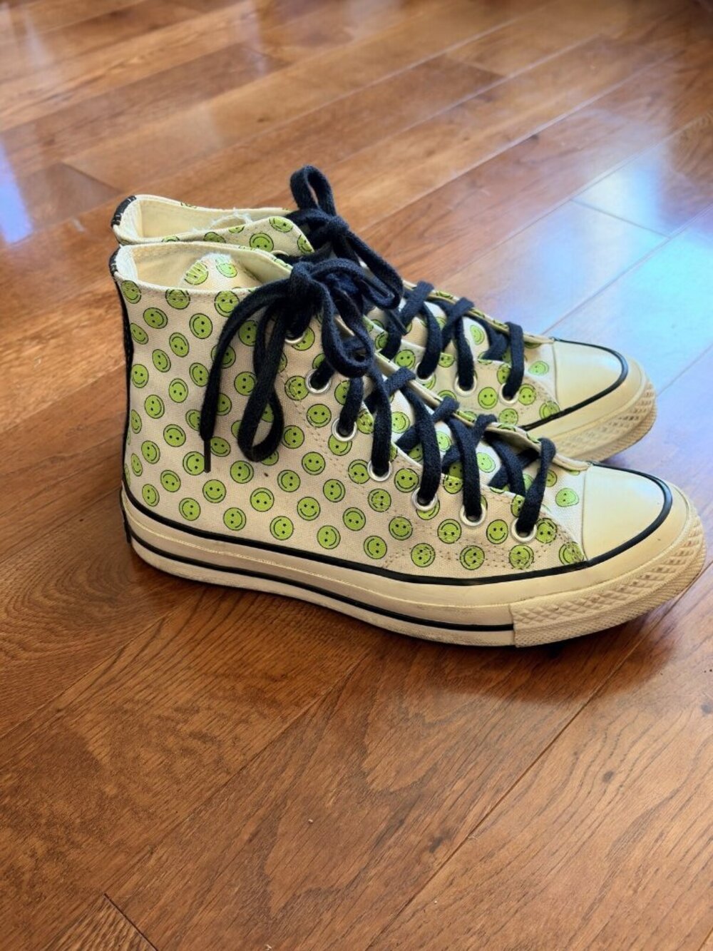 Converse Chuck 70 Hi Happy Camper Smiley Face Men's 5 / Women's 7